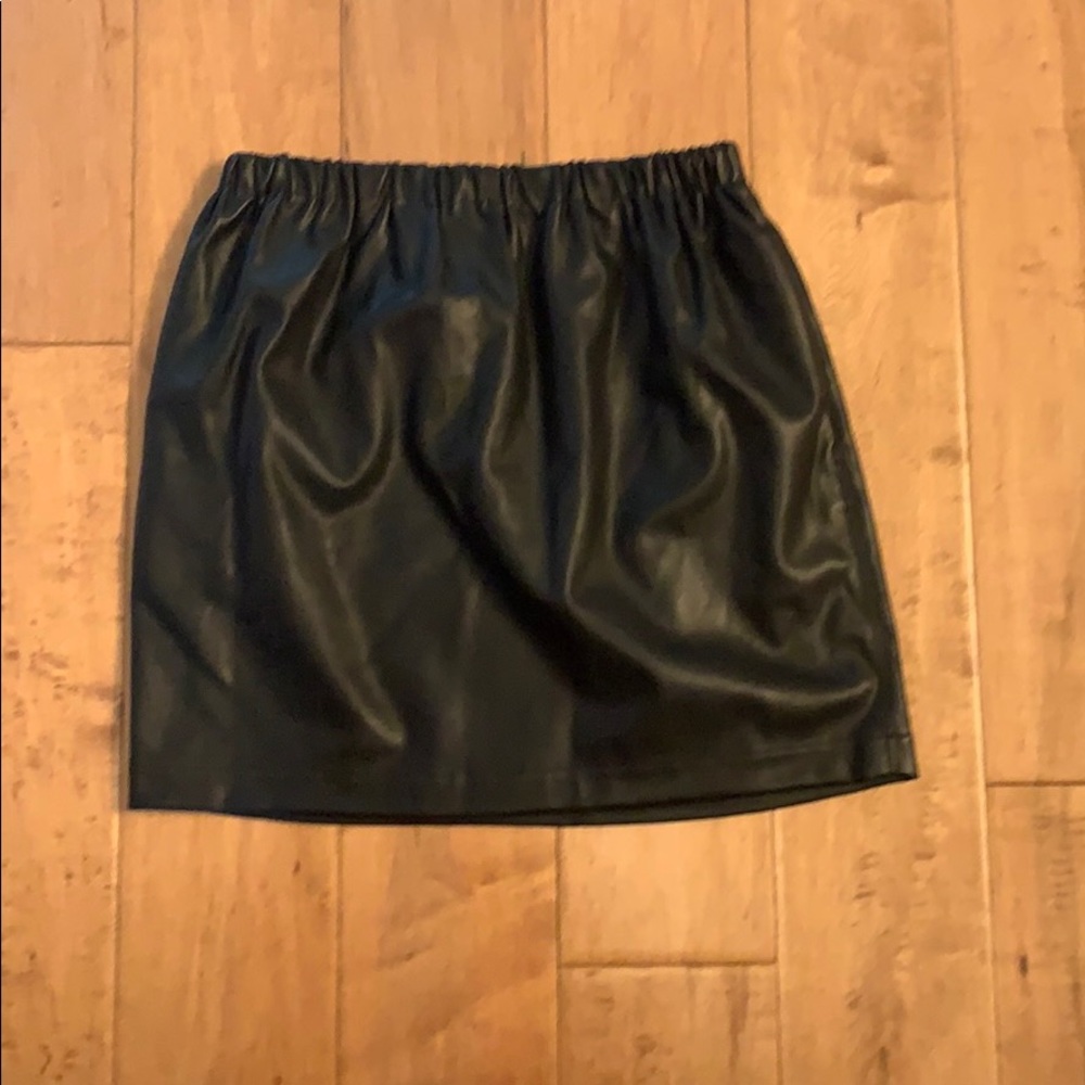 NWT Faux Leather Skirt